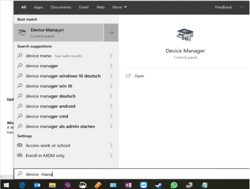 device manager
