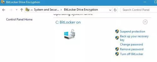 Deaktivieren Sie die BitLocker-Verschlüsselung