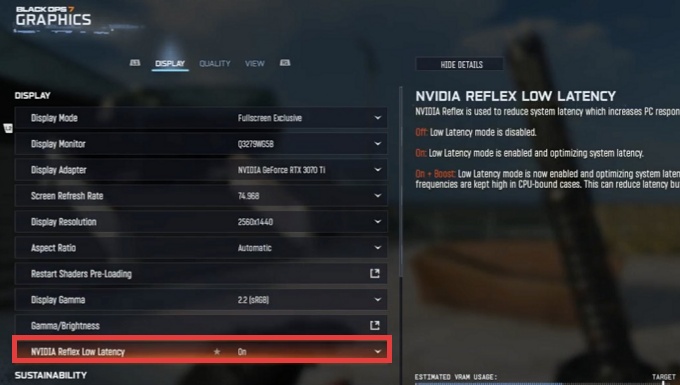 disable nvidia reflex