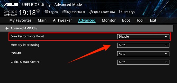 pbo und cpb deaktivieren