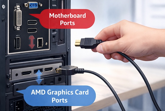 disconnect monitor cable