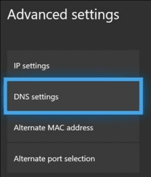 dns settings
