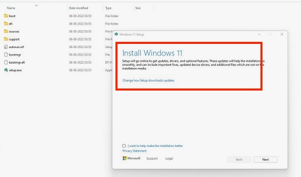 double click iso file to install