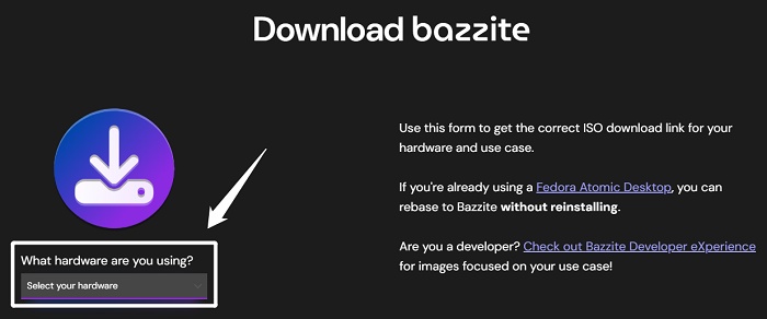 download bazzite