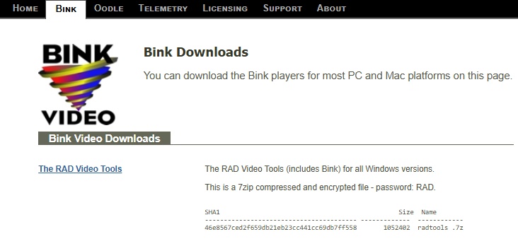 download bink video