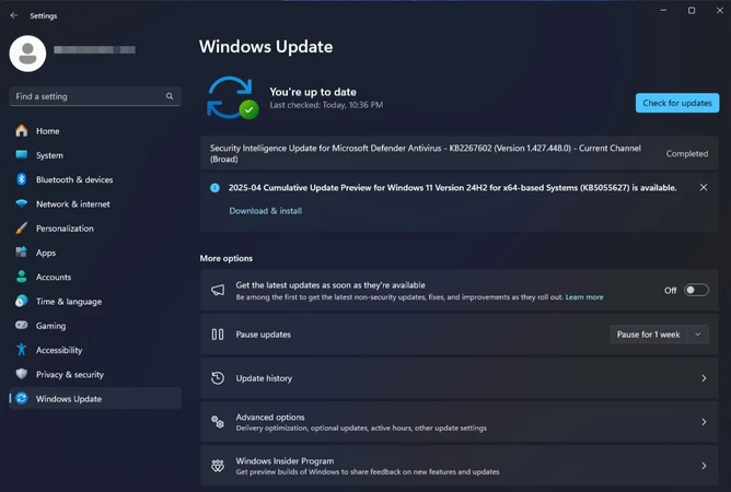 update windows to fix 0xc00d36e5