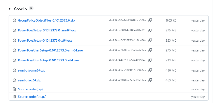download powertoys from github