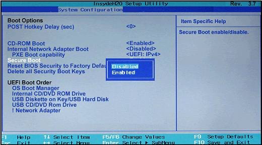 UEFI im BIOS aktivieren