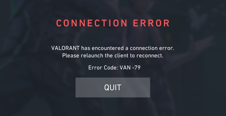error code van 79