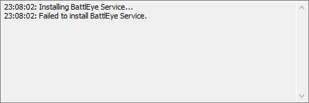 failed to install battleye service