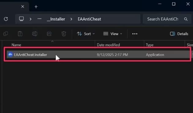 find ea anticheat installer