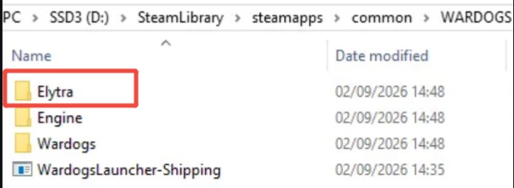 find elytra folder