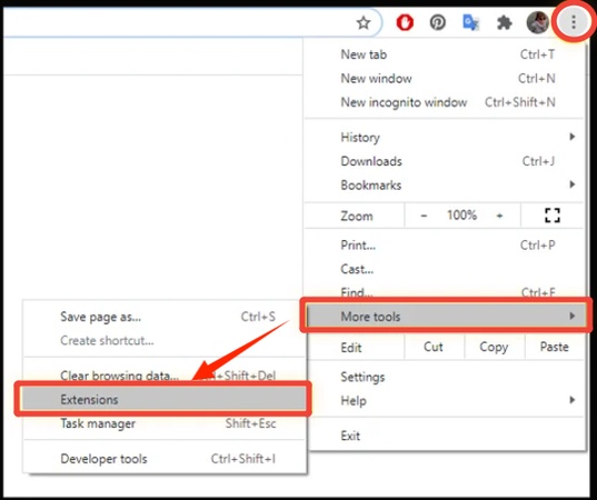 find extensions in chrome