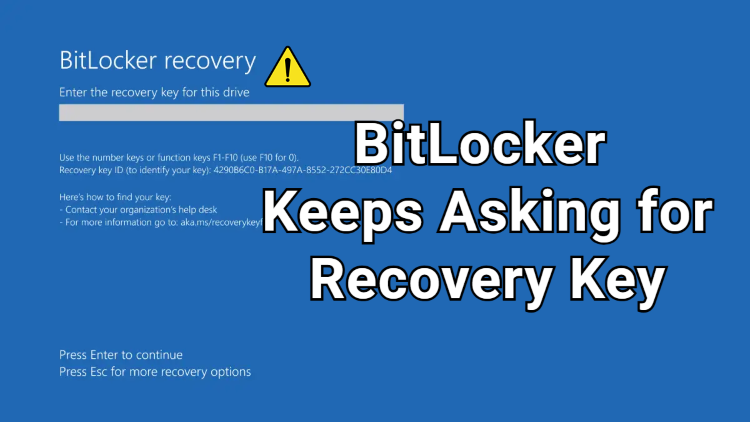 BitLocker Wiederherstellungsschlüssel Problem beheben