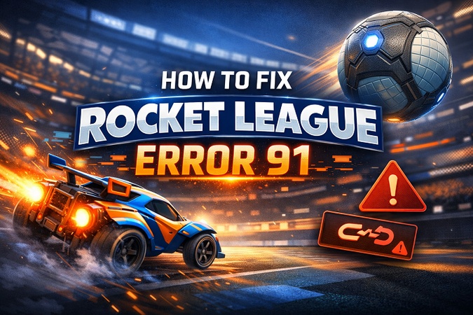 fix rocket league error 91