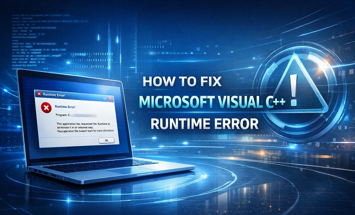 fix visual c runtime error