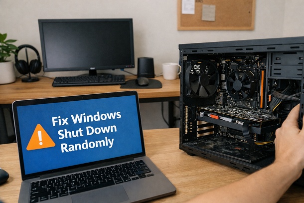 fix windows shut down randomly
