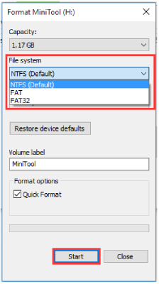 How to Update BIOS MSI format your USB flash drive