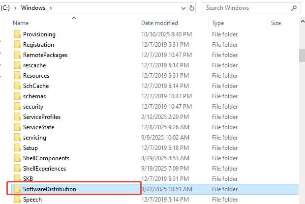 go to software distribution