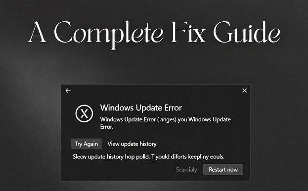 guide for windows update error
