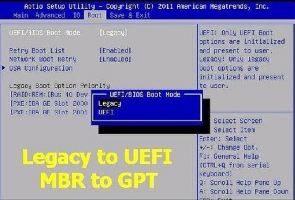 How To Change Legacy To UEFI? Step-by-step Guide