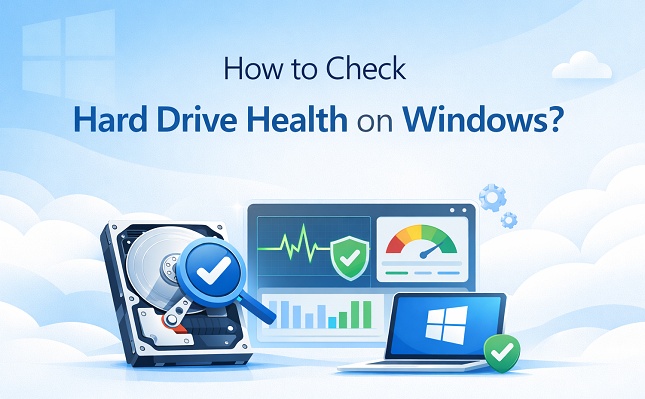 how to check hard drive heh