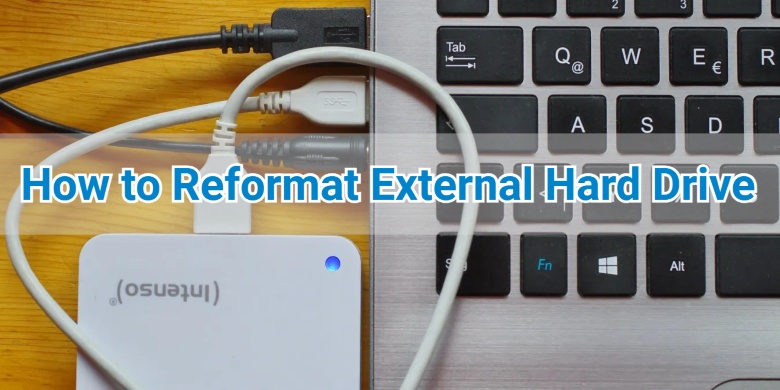 how to reformat external hard drive