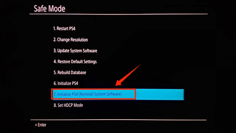 initialize ps4