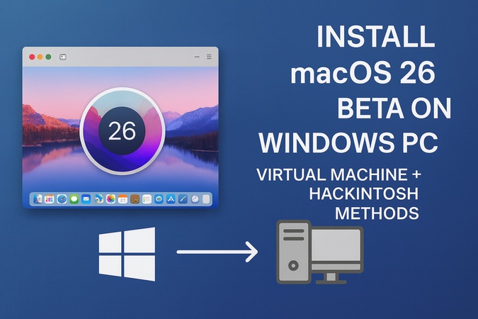 macOS 26 auf Windows PC installieren