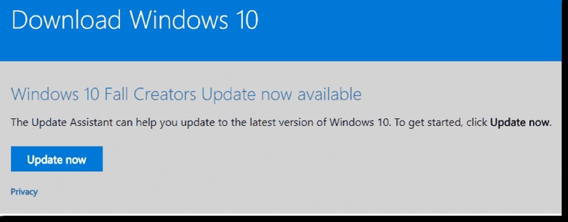 install windows update with update assistant