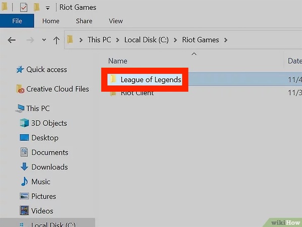 installation location for lol