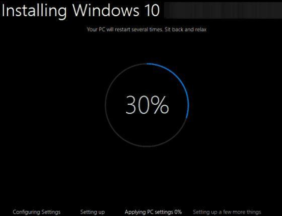 installing windows upgrade from windows 8.1 to windows 10