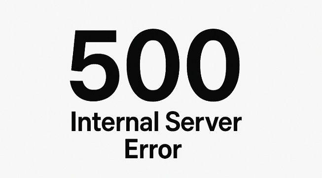 internal server error 500