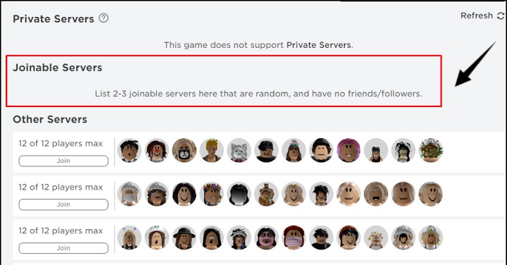 join different server