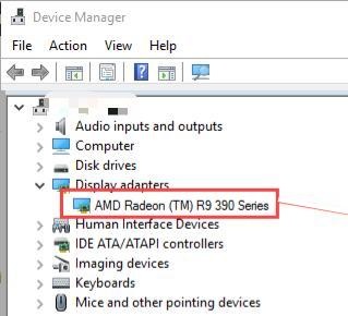 locate amd radeon graphics