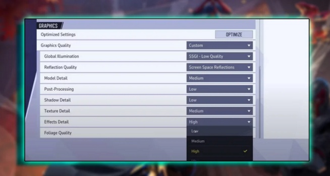 lower graphics settings