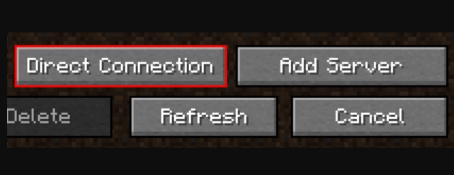 minecraft direct connection