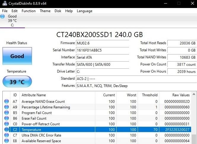 monitor NVMe temperature