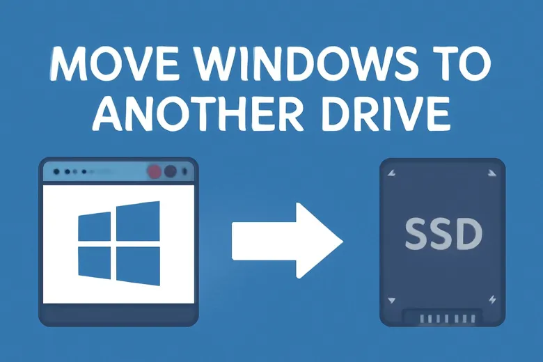 how to move Windows to another drive
