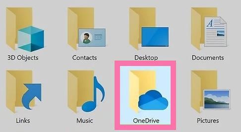 open onedrive folder