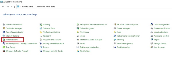 windows 11 won't wake from sleep with keyboard or mouse step 1