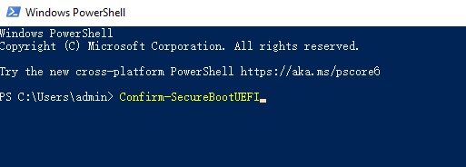 powershell to secure boot
