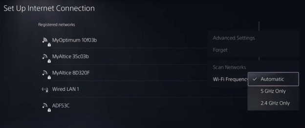 PlayStation 인터넷 연결 설정