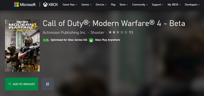 reinstall mw4 beta