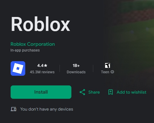 reinstall roblox