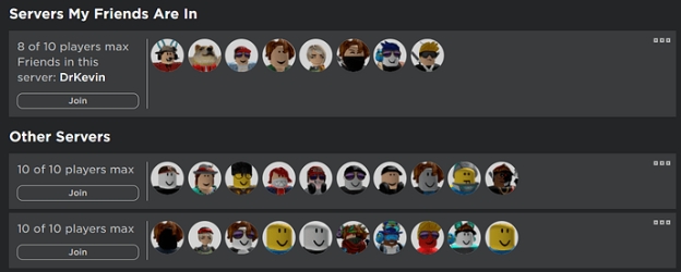 roblox Server wieder betreten