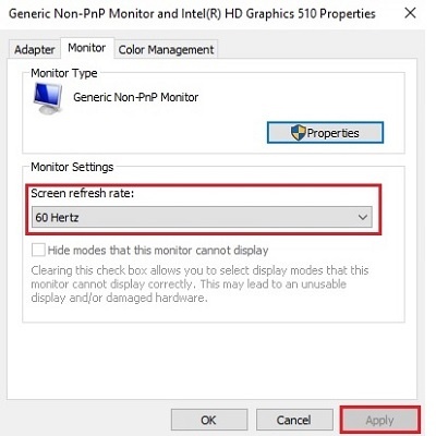 Réinitialiser les paramètres d’affichage pour corriger l’écran noir de Windows après la mise à jour