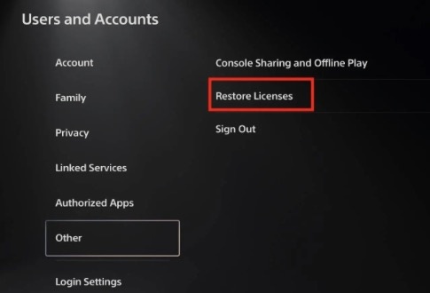 restore license