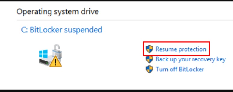 Windows: BitLocker-Schutz nach der Partitionsänderung fortsetzen