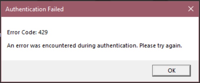 roblox error code 429